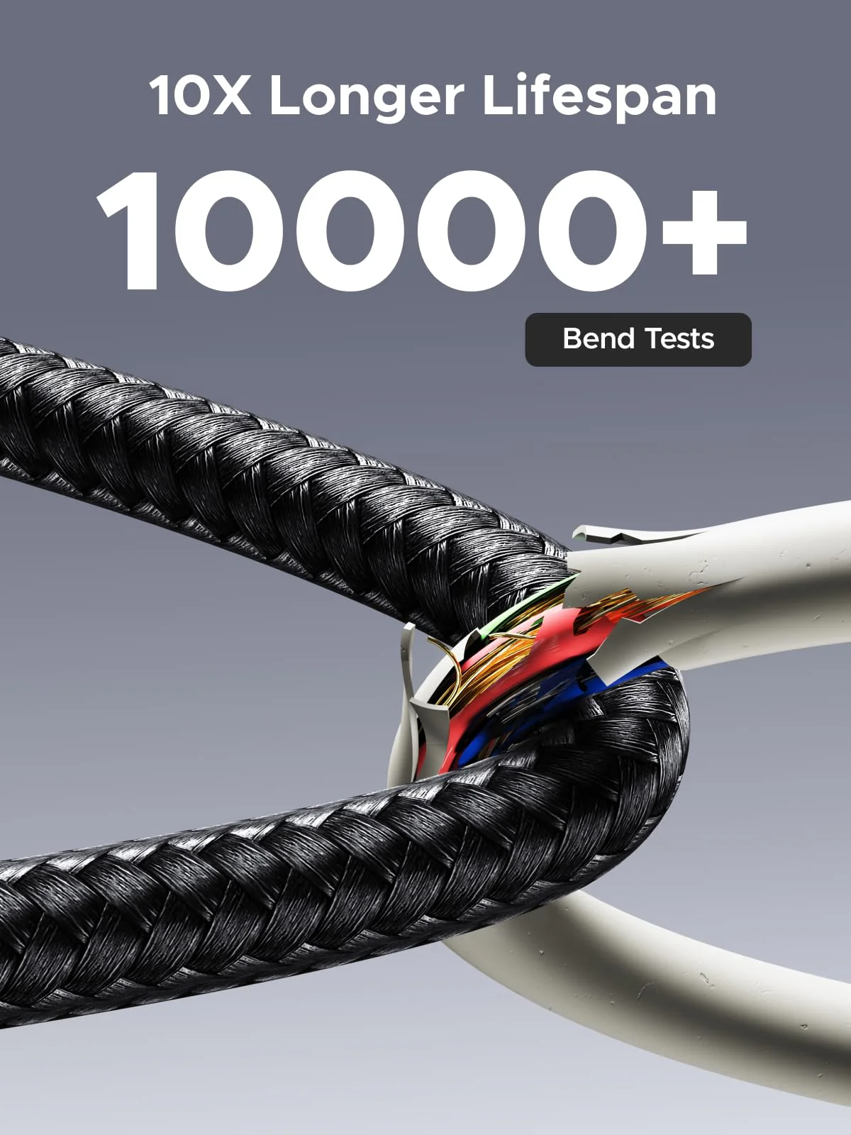 UGREEN USB-C Cable (240W, Digital Display) - Image 4