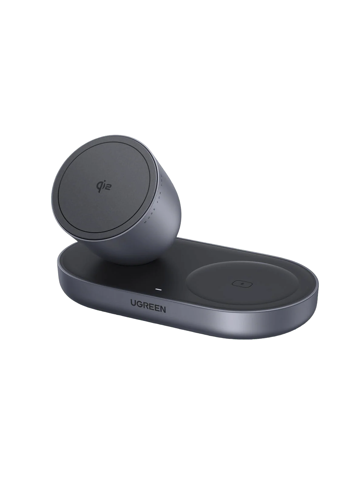 UGREEN Zapix Magnetic Wireless Charger (2-in-1, Qi2 15W, MagSafe Compatible)